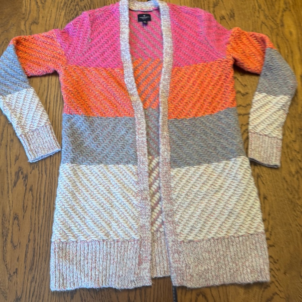 American Eagle Outfitters Blend Cotton Wool Alpaca Color Cardigan Sweater XS / S